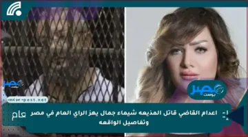 إعدام القاضي قاتل المذيعة شيماء جمال يهز الرأي العام في مصر وتفاصيل الواقعة